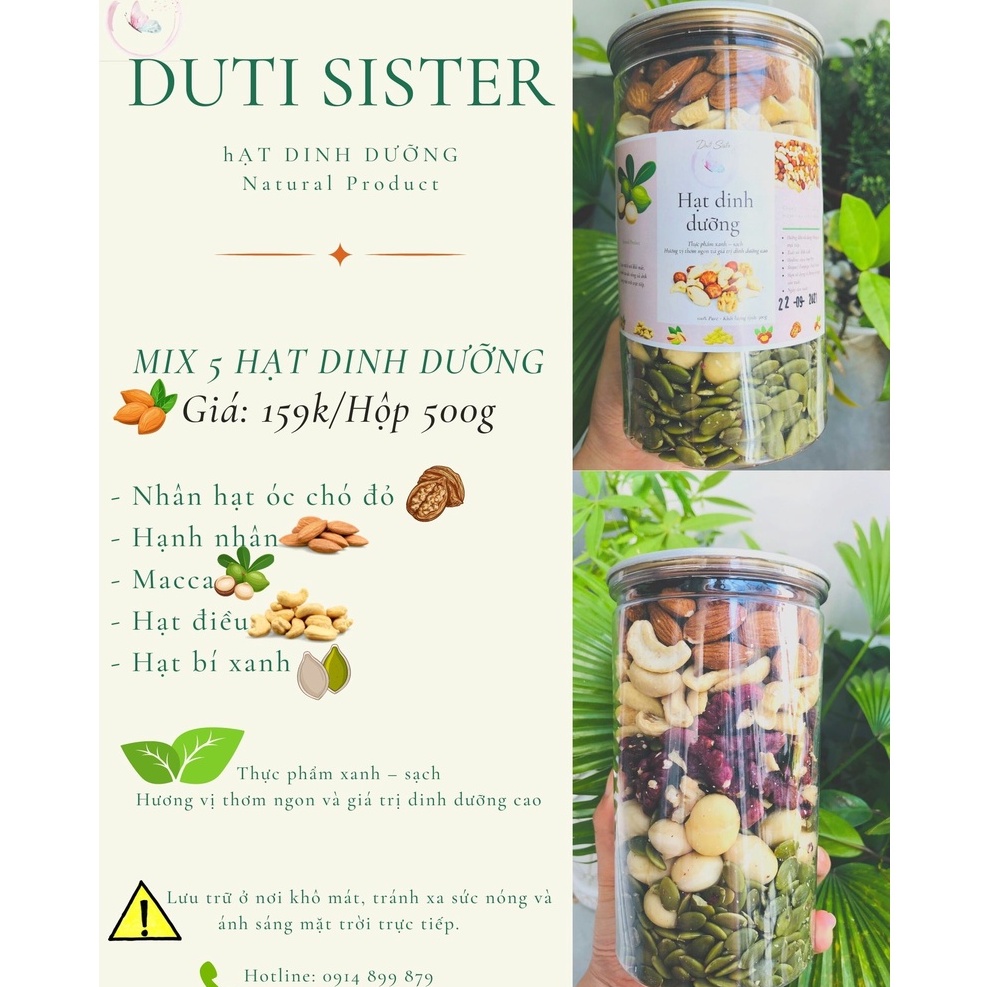 5 Hạt mix dinh dưỡng