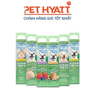 Gel làm sạch răng miệng cho chó mèo tropiclean fresh breath clean teeth oral care gel