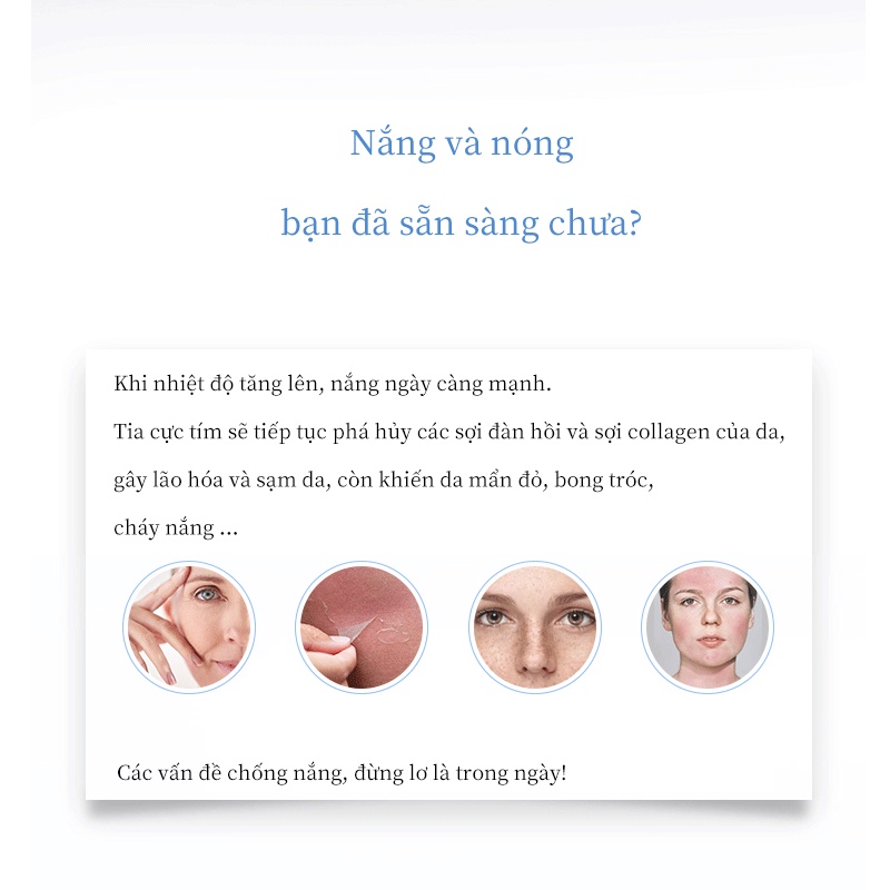 (Hàng Mới Về) Tuýp Kem Chống Nắng Dung Tích 3ml Tiện Dụng | BigBuy360 - bigbuy360.vn