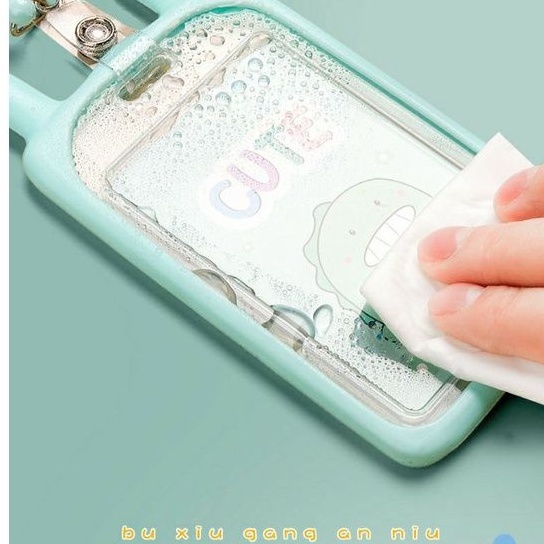 Dây Bao Đựng Thẻ Tên TAI THỎ DÂY RÚT , Dây Đeo Thẻ Học Sinh, Sinh Viên, Nhân Viên Dễ Thương