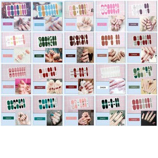 14 Miếng Dán Móng Tay Hoạ Tiết Giáng Sinh Merry Christmas - Nail Wraps