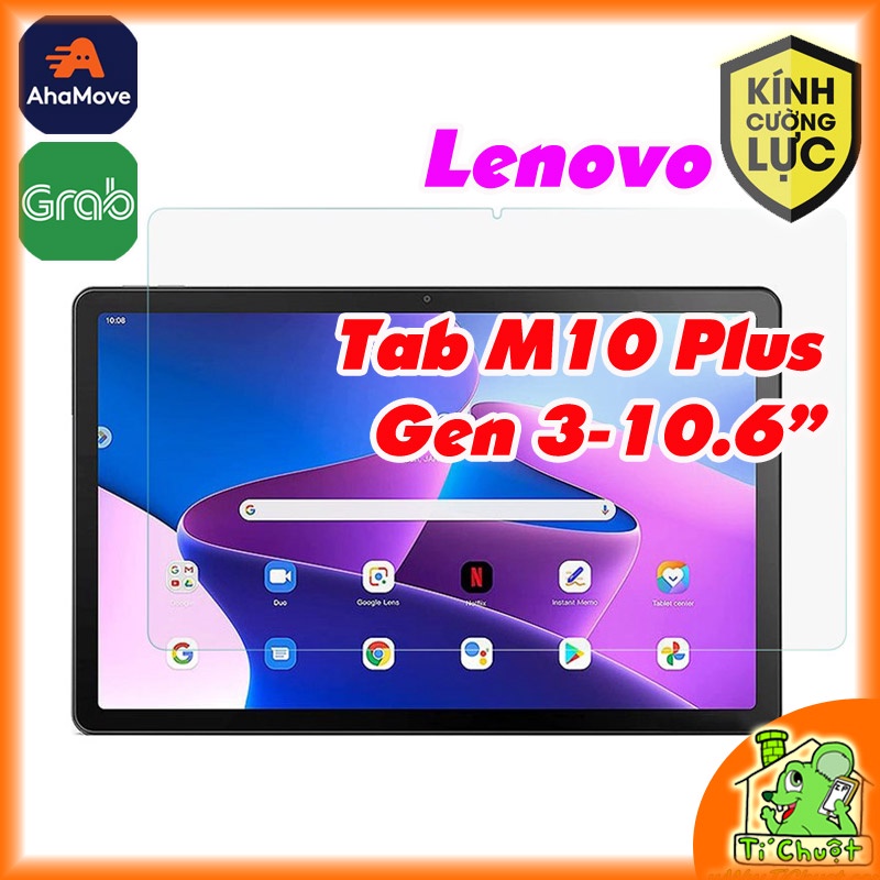 [Ảnh Thật] Kính CL MTB Lenovo Tab M10 Plus Gen 3 10.6&quot; 2022 TB-125/ TB-128 Cường Lực Mài Cạnh 2.5D