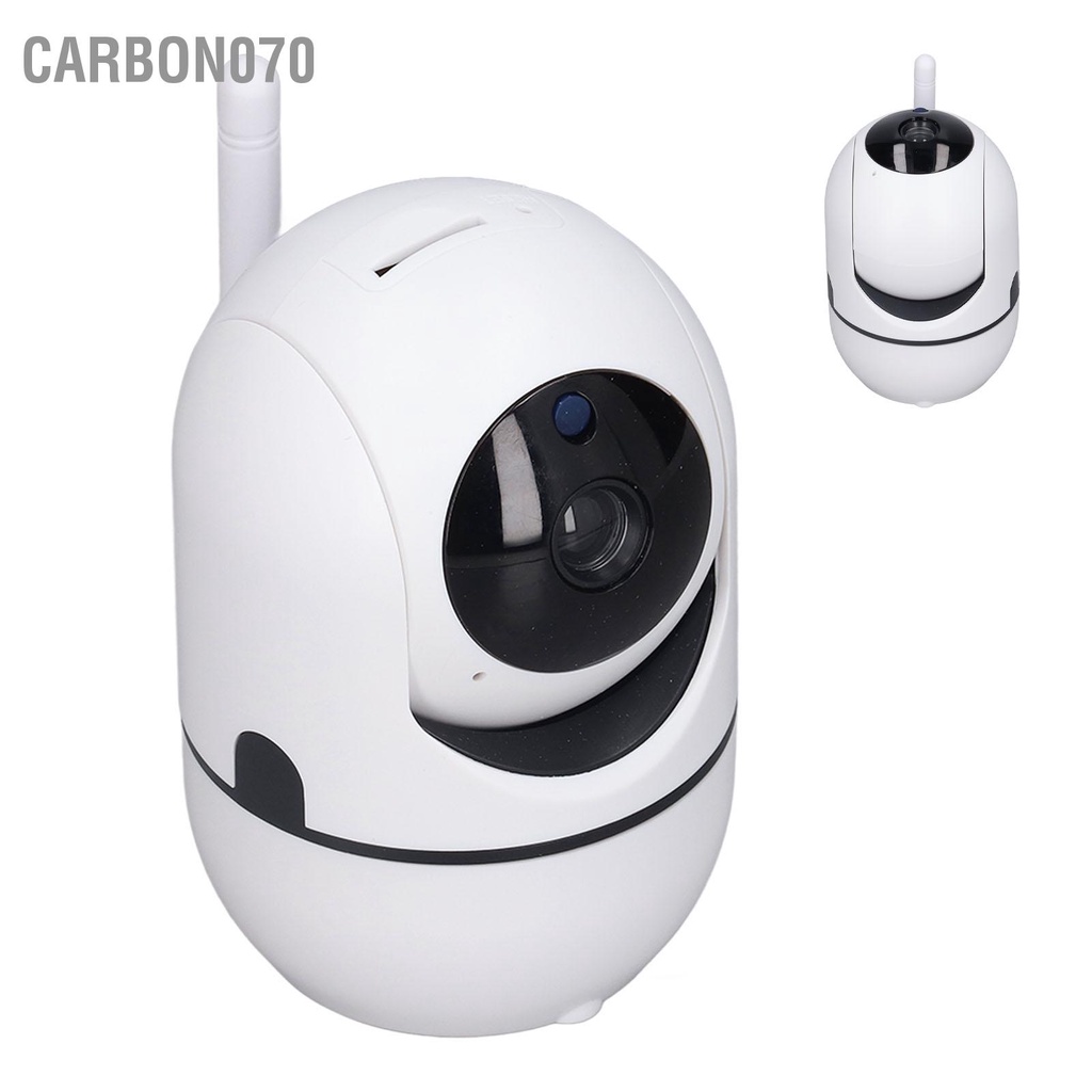 [Hàng HOT] Camera Wifi Xoay 360 Độ Quay Ban Đêm 1080P 100-240V Màu Trắng giám sát gia đình, văn phòng【Carbon070】