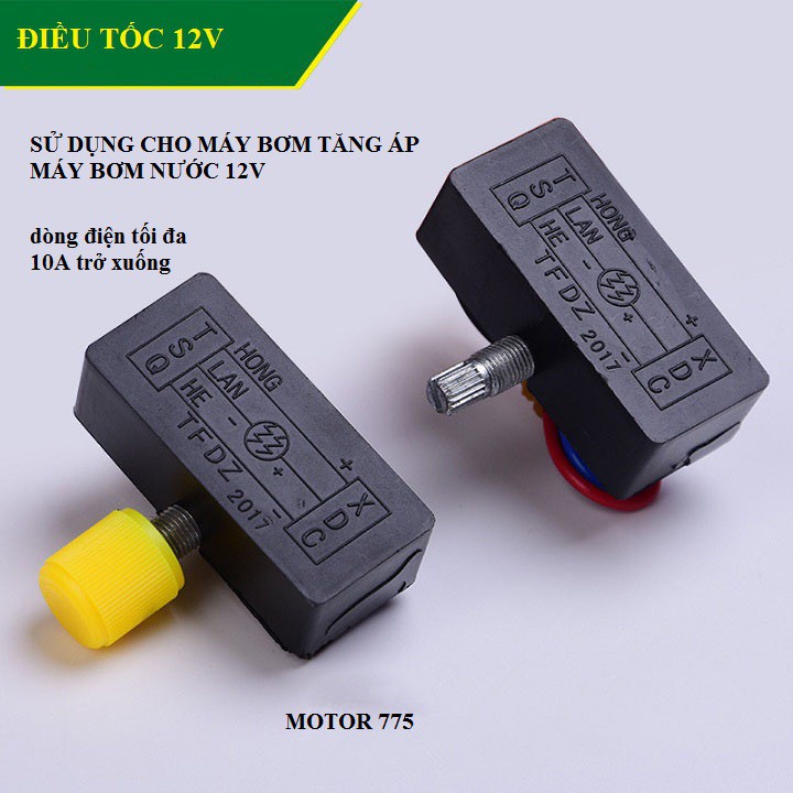 Điều tốc motor máy bơm - Điều tốc motor 775