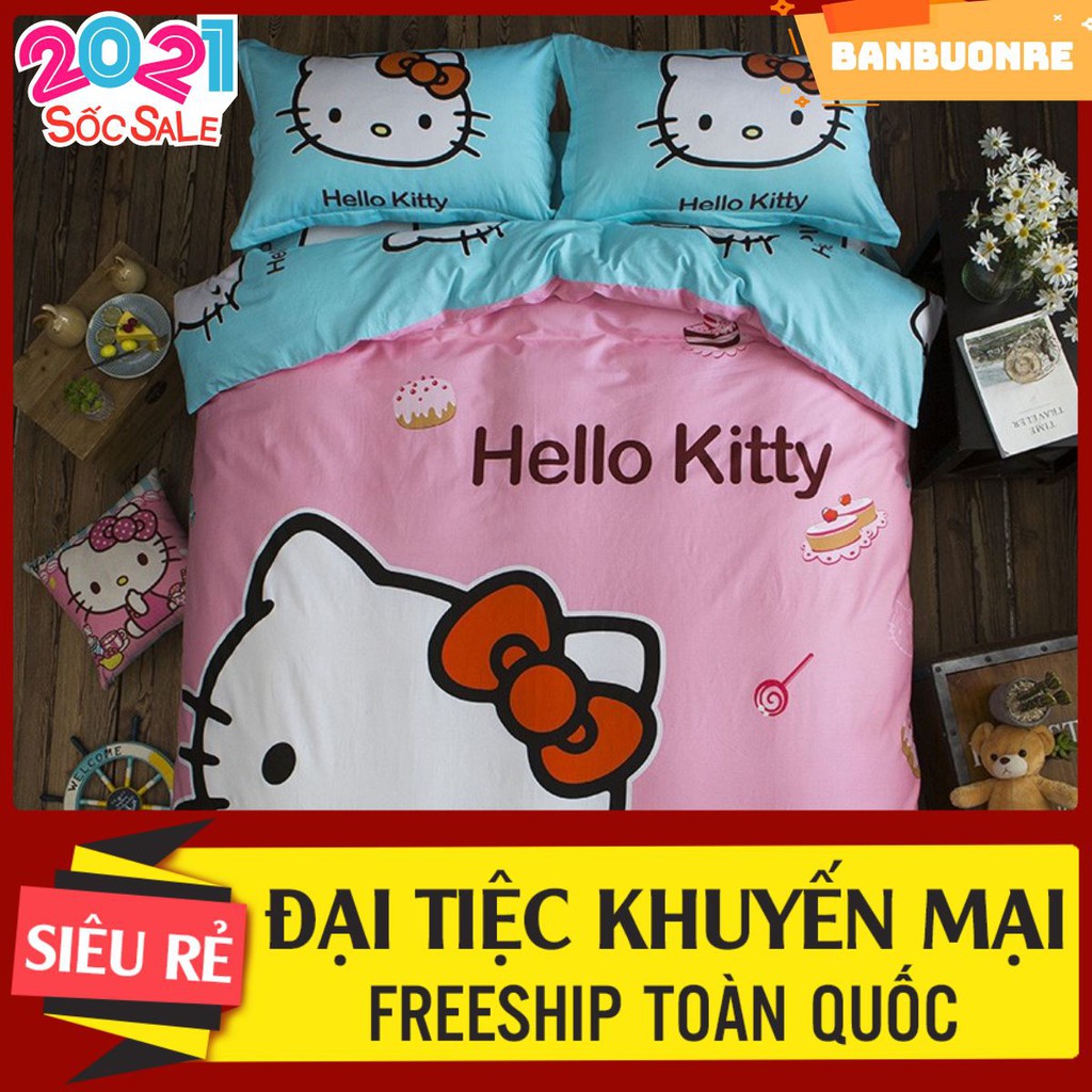 Set 4 Món Vỏ Chăn Ga Gối POLY 2MX2M2