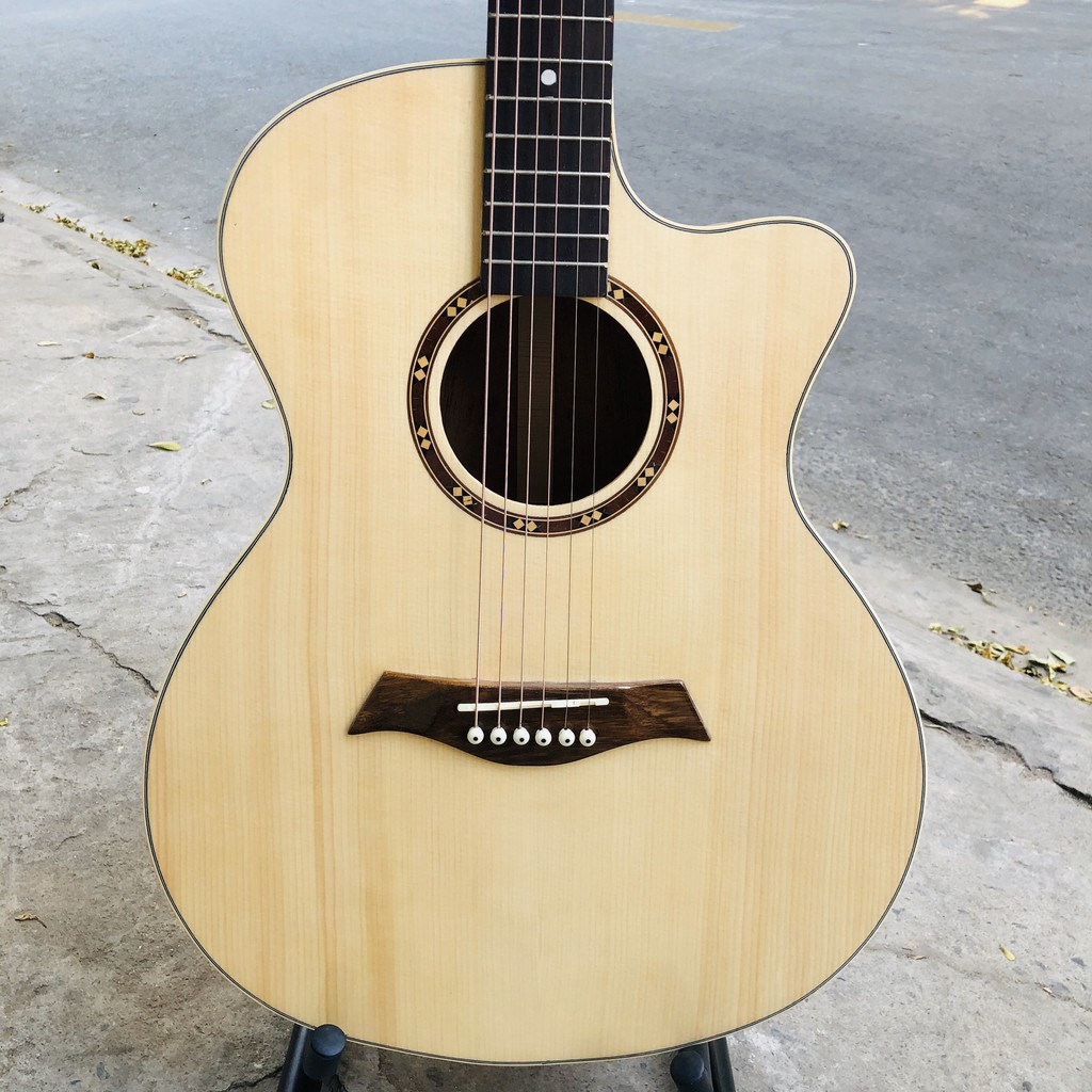 ĐÀN GUITAR ACOUSTIC GIÁ SINH VIÊN GỖ NGUYÊN MIẾNG SV-A2 _ Guitarsinhvien.vn