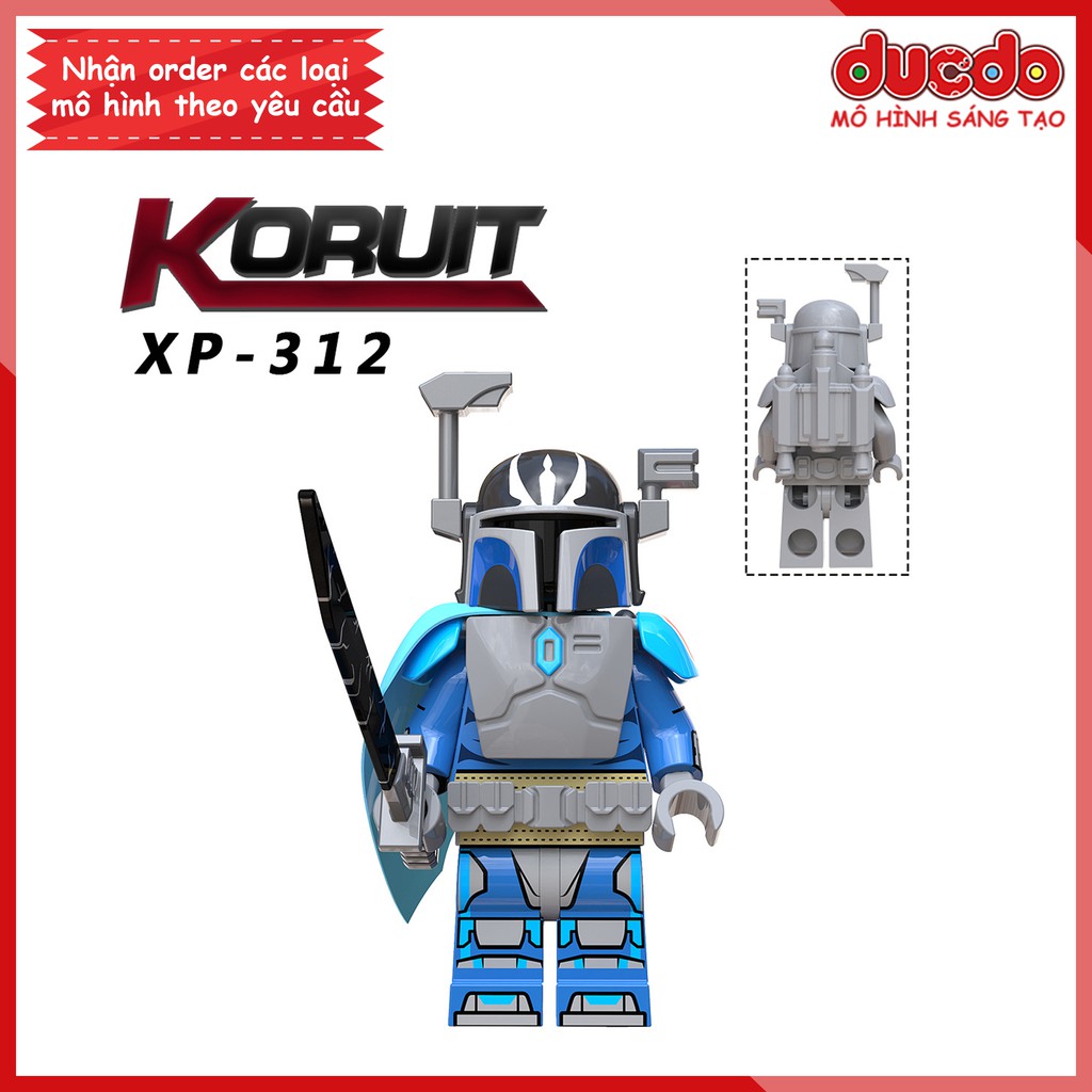 Minifigures các nhân vật trong Star Wars full trang bị - Đồ chơi Lắp ghép Xếp hình Mô hình Mini KORUIT KT1041