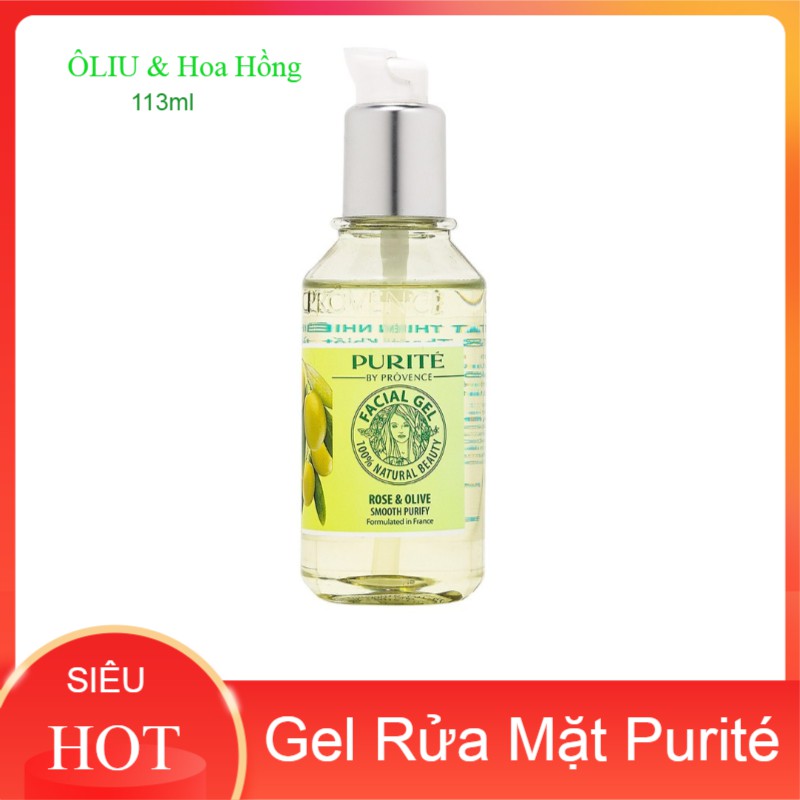 Gel Rửa Mặt Purité ÔLIU & Hoa Hồng 113ml