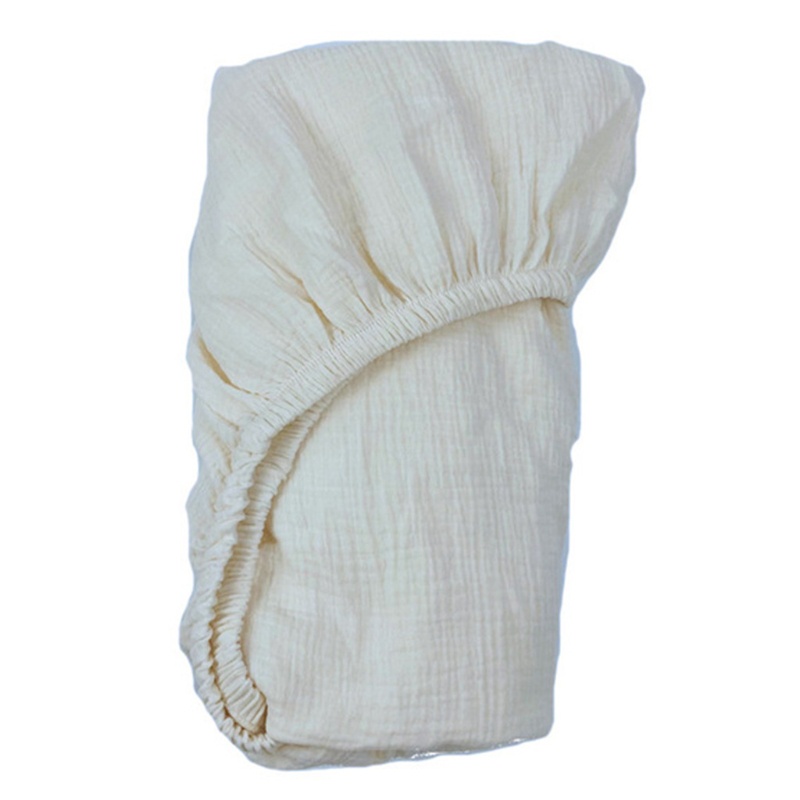 Ga Trải Giường Cotton Mềm Mại Màu Trơn Kích Thước 70x130x22cm Cho Bé Sơ Sinh