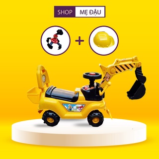 Xe cẩu chòi chân cỡ lớn cho bé từ 1 - 5 tuổi, tặng kèm mũ và móc - CC188
