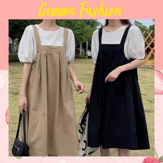 Set yếm Ulzzang 2 chi tiết (gồm áo và yếm) A022