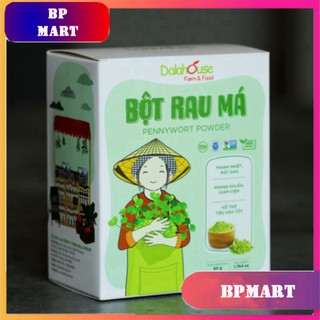 Bột Rau Má Nguyên Chất 100% Hộp 60gr - Dalahouse - Bổ Sung Chất Xơ - Chống Lão Hóa Da