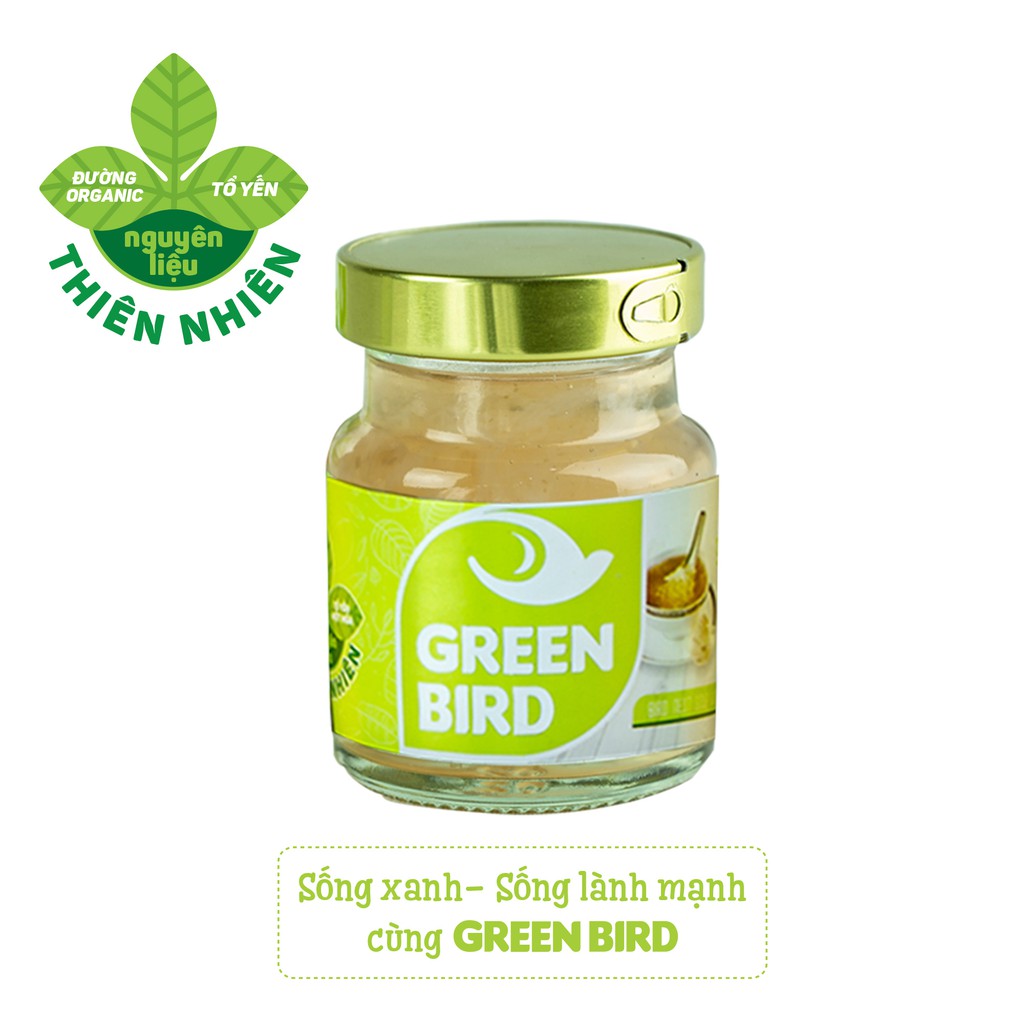 Nước Yến Chưng Đường Phèn Green Bird - NUTRINEST - Hũ Đơn 72gr