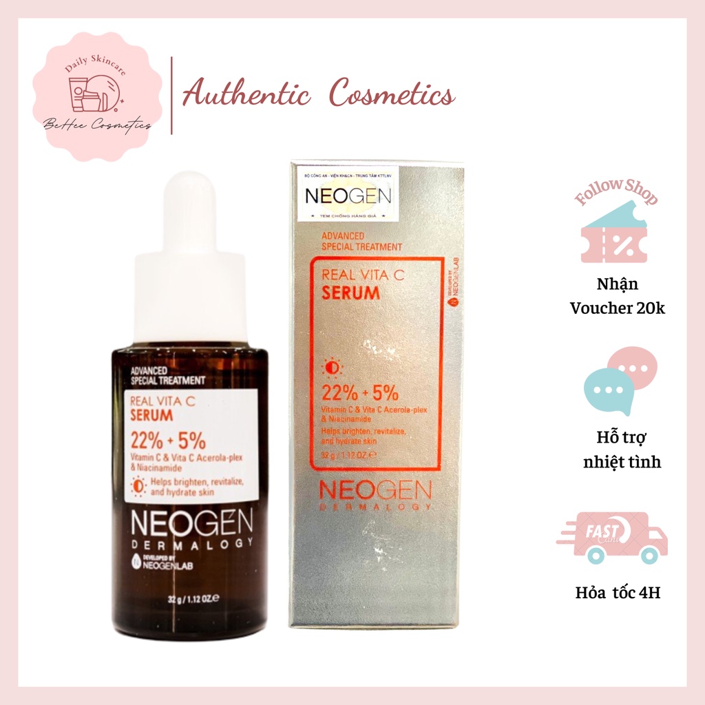 Serum Vitamin C Neogen Dermalogy Vitamin C Giảm Thâm Sáng Da