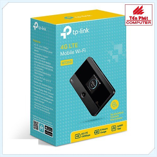 Phát Wifi Di Động 4G TPLink M7350