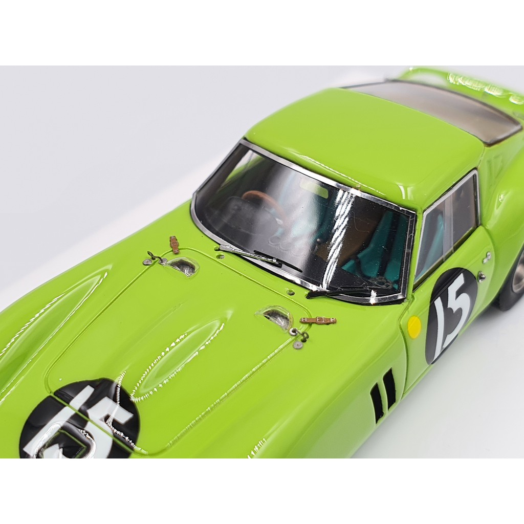 Xe Mô Hình Ferrari 250GTO S/N 3505GT #15 Limited Tỉ lệ 1:64 Hãng sản xuất My64 ( Xanh Lá #15)