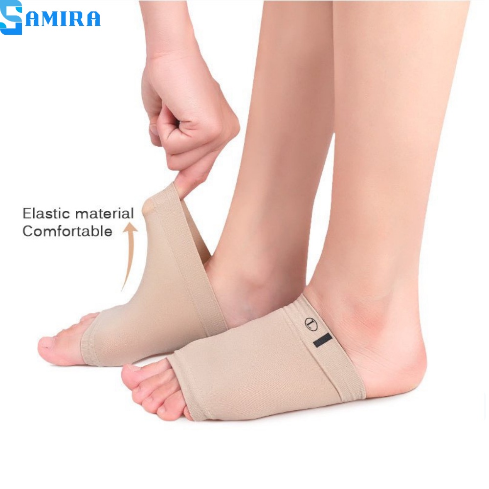 Tất vớ chỉnh hình tạo vòm bàn chân bẹt bàn chân phẳng lót giảm đau bàn chân vải cotton an toàn hiệu quả SA16