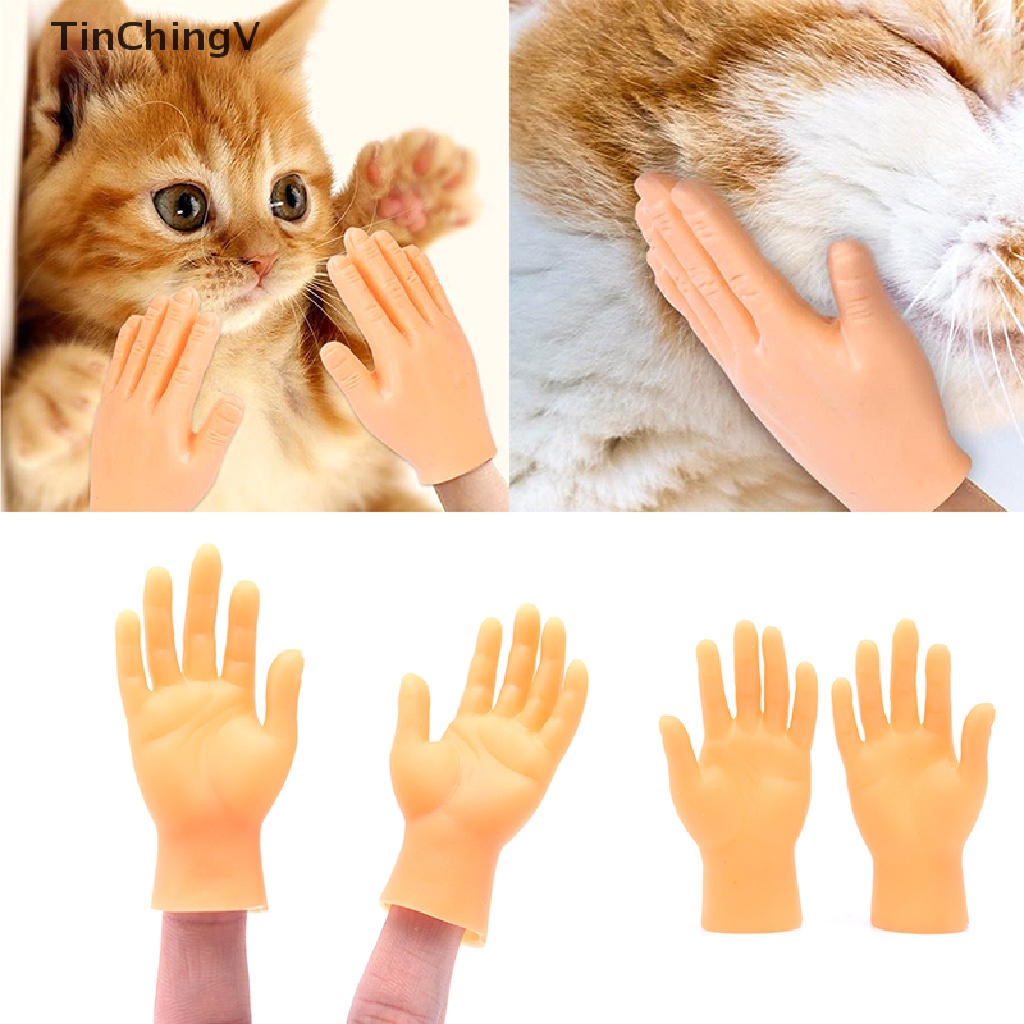 Bộ 2 Ngón Tay Đồ Chơi Mini Họa Tiết Hoạt Hình Sáng Tạo Vui Nhộn