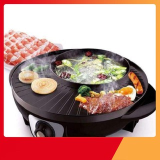 Bh 6 tháng- bếp lẩu nướng điện osaka 2in1