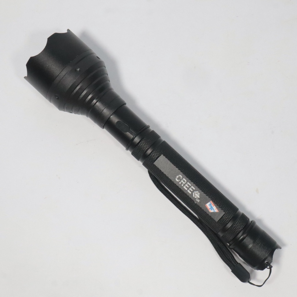 Đèn pin Police siêu sáng cầm tay YM-82 cao cấp-pin sạc 2300mah- chiếu xa 300m, chống nước 3 chế độ sáng