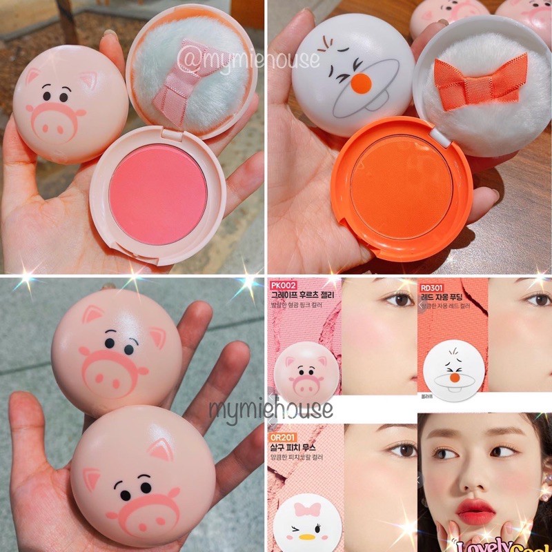 Phấn Má Hồng Etude House Disney Lovely Cookie Blusher - TSUM TSUM LIMITED EDITION