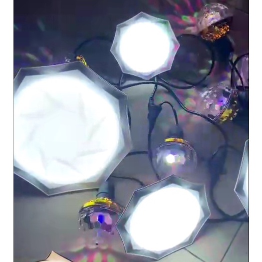 Bóng đèn led đĩa bay kim cương 24w 38w 48w 58w ánh sáng trắng