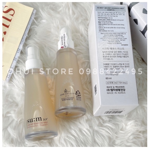 Xịt Khoáng Nước Thần - Su:M37 Secret Essence Mist 60ml