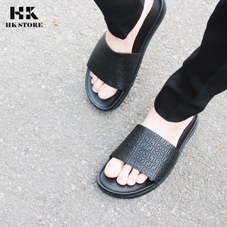 Dép nam da xịn - kiểu dáng nhẹ nhàng dễ sử dụng cực êm chân - hàng chính hãng HK.STORE da xịn  sd06  