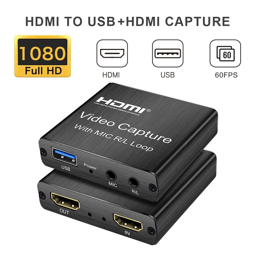 Thẻ Ghi Hình Video Hdmi 1080p Usb 2.0 Chuyên Dụng Cho Live Stream