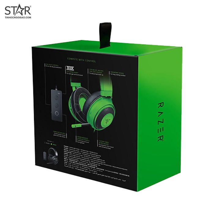 Tai Nghe Razer Kraken Tournament Edition Gaming Green - RZ04-02051100-R3M1