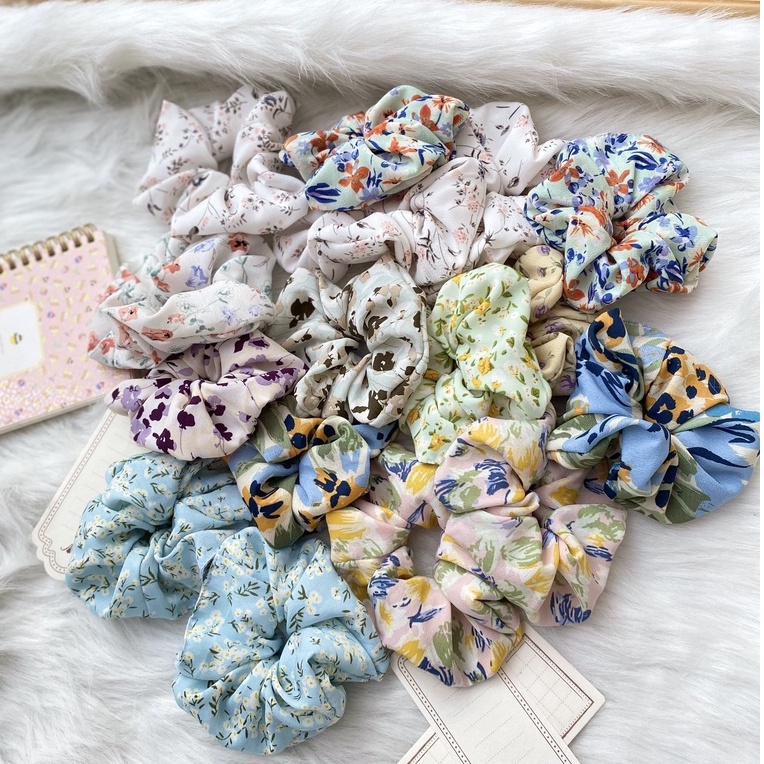 Dây cột tóc, buộc tóc dễ thương VIBES Hair Scrunches