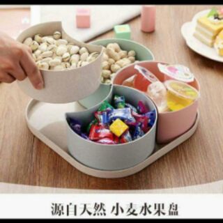 Khay đựng mứt từ lúa mạch/ Khay đựng mứt tết