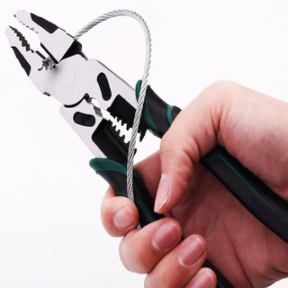 ⚡FREESHIP⚡ Kìm cắt cáp - Kìm điện đa năng 4 trong 1 - Kìm tuốt dây điện bấm cos thông minh