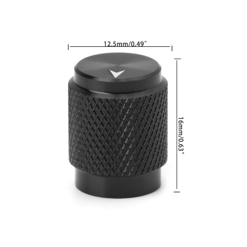 Nút Vặn Chiết Áp Điều Chỉnh Âm Lượng Loa Đa Phương Tiện Bằng Nhôm 12.5x16mm