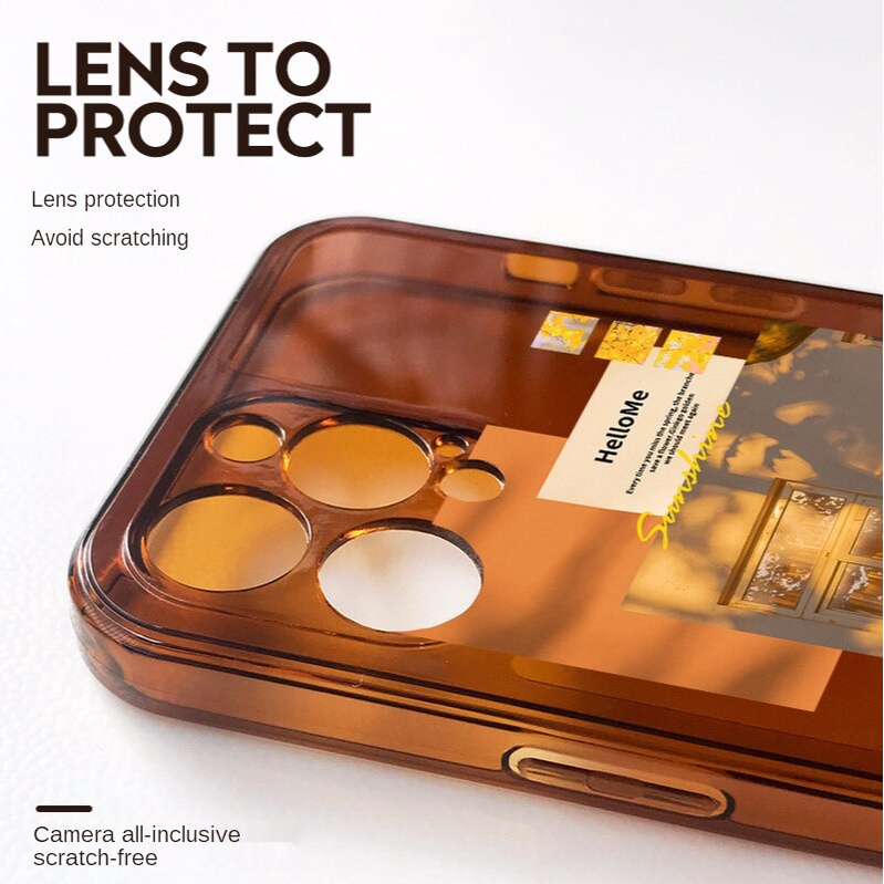 Ốp lưng iphone Tpu Trong Suốt In Họa Tiết Hoạt Hình Thời Trang Cho Iphone Xr 12 Mini 11 Pro Max Xs Max Xr 6s 8 7plus