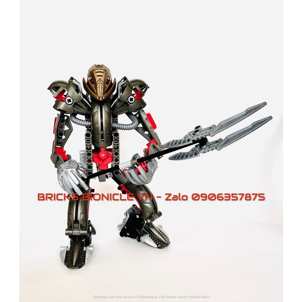 LEGO BIONICLE - ĐỒ CHƠI XẾP HÌNH LEGO BIONICLE - MAKUTA with GOLDEN MASK 8593 - CHÚA TỂ BÓNG TỐI