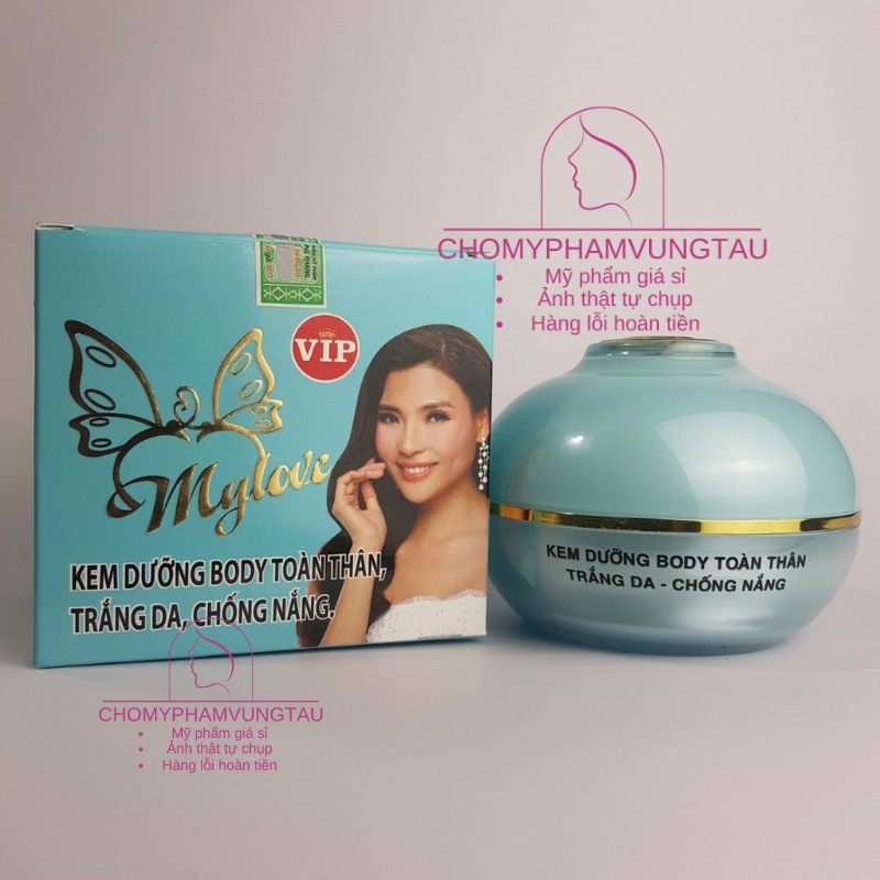 Kem dưỡng body toàn thân trắng da chống nắng UV/30 My Love ( Long Phụng Khang) 150g Chứng chỉ cGMP-A