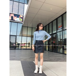 Áo len kẻ cổ xoắn ( KÈM ẢNH THẬT)
