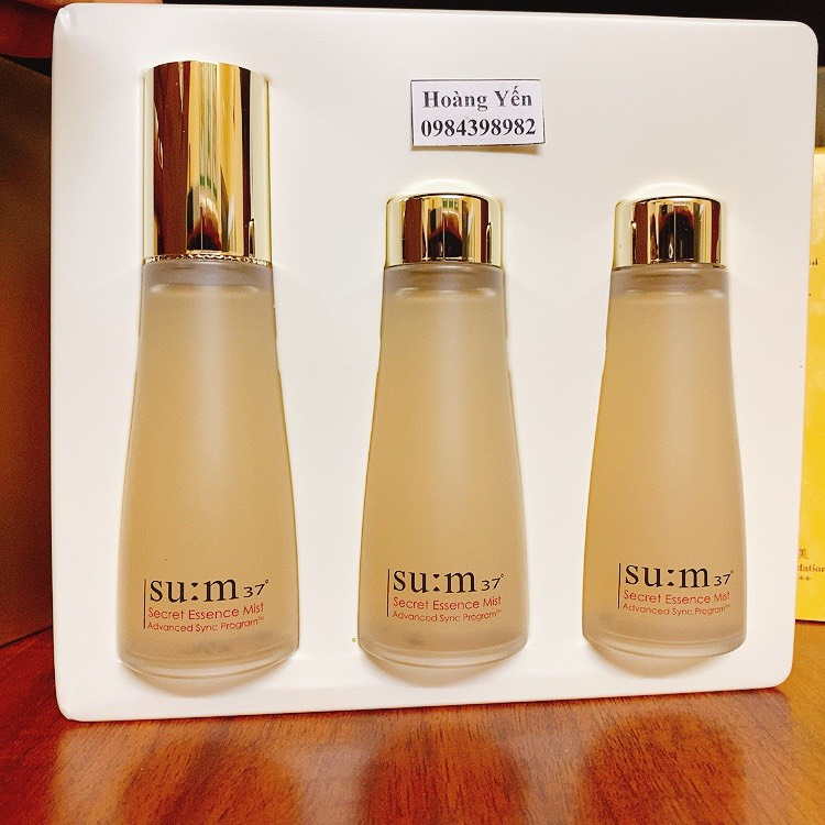 [DATE 9/2024] Set xịt khoáng nước thần Sum:37 Secret Essence Mist 60ml+ 60ml X 2