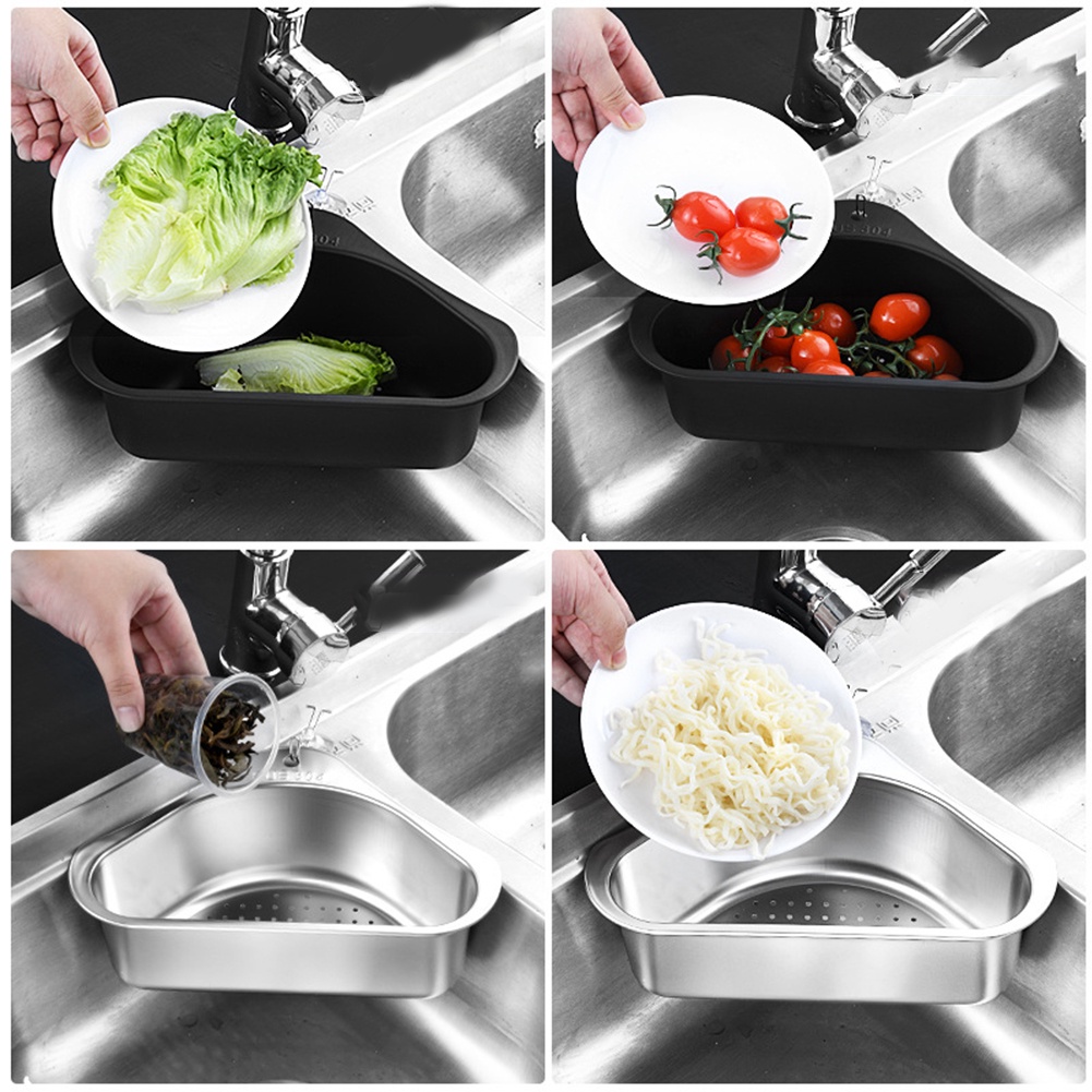 Ahome Rổ lọc rác 304 inox bồn rửa chén ngăn tắc bồn rửa,Khay lọc rác bồn rửa chất đồ lọc rác bồn rửa bát rổ siêu bền chống hoen gỉ