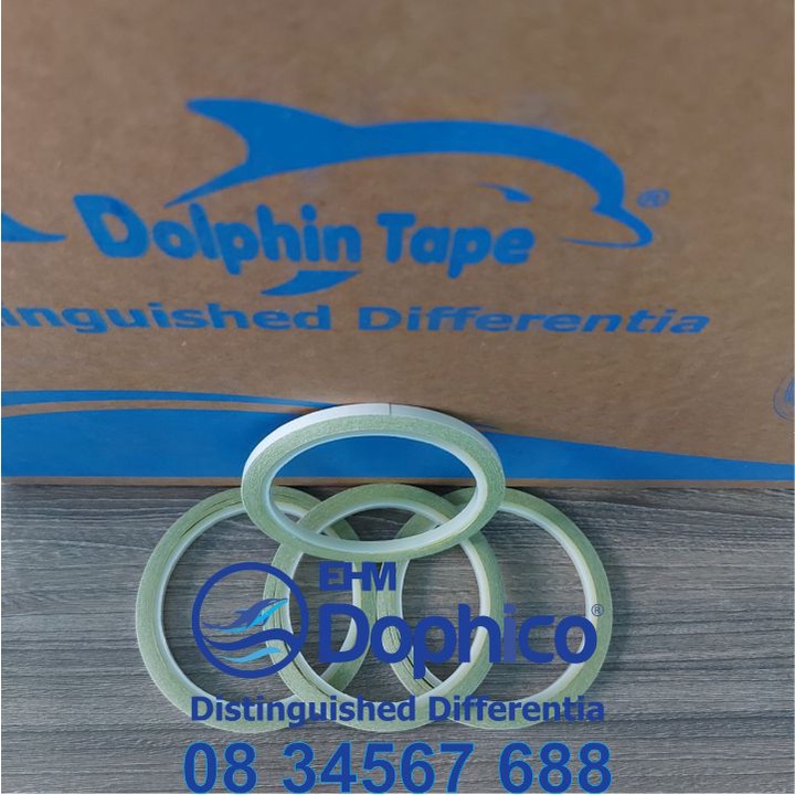 Băng dính 2 mặt vàng thêu bản rộng 5mm – Dùng trong công tác VPP, dán hồ sơ, bao thư, bưu thiếp, hộp quà tặng..