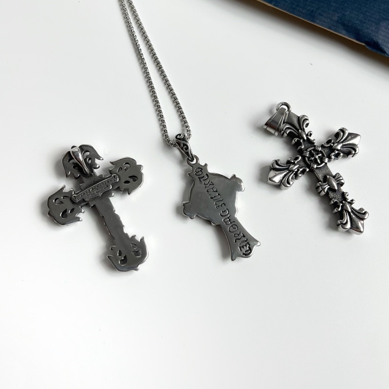 DÂY CHUYỀN CHROME HEART THÉP TITAN KHÔNG GỈ 16