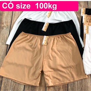 quần mặc váy bigsize 100 kg QG005, quần mặc trong váy, Quần đùi mặc váy thông hơi hàng xuất Pháp - TinTin888