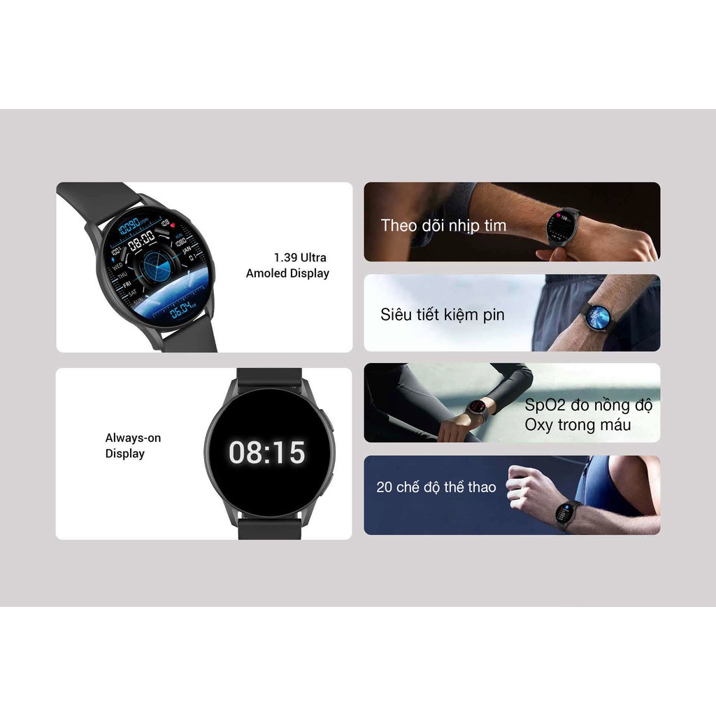 App | Imilab W12 | Đồng hồ thông minh Xiaomi Imilab L11 - W12 Imilab Bản Quốc Tế - SPo2 - Nhịp Tim - MiHouse