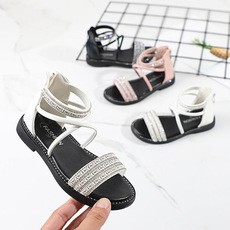 sandal bé gái size 26-30 khóa kéo phong cách