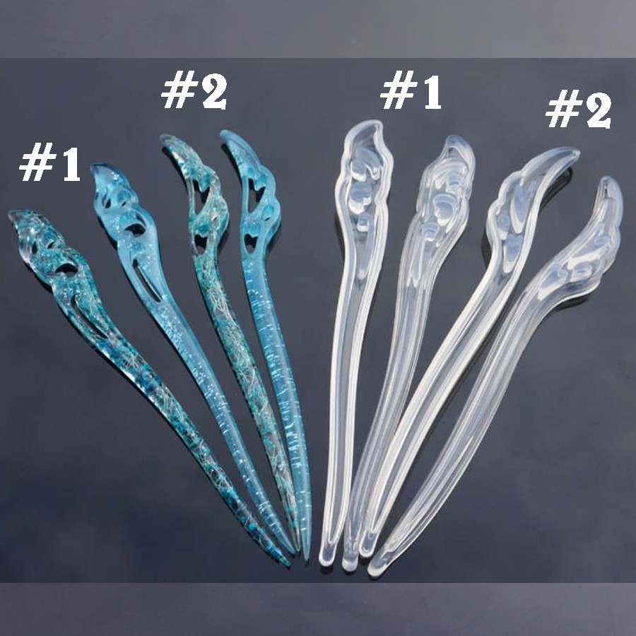 Khuôn Silicon Hình Trâm Ngọc Cài Tóc Cổ Trang Làm Handmade