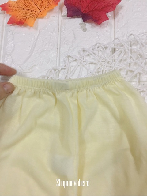 Combo 05 quần dài cotton nhiều màu cho bé sơ sinh 3-12kg -Q5