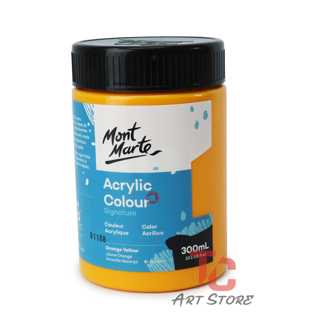 Màu Acrylic 3D Mont Marte Signature 300ml - BẢNG MÀU 2