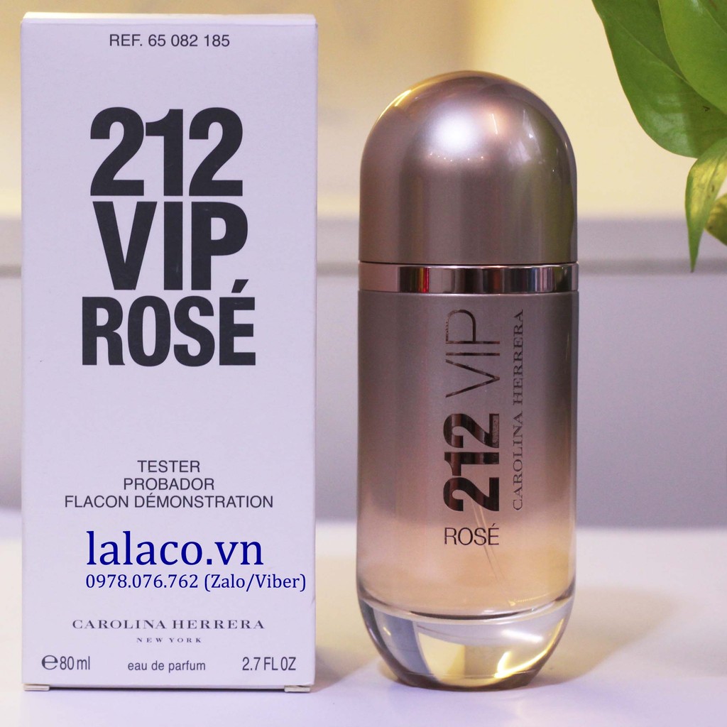  Nước hoa Nữ Tester Carolina Herrera 212 VIP Rose EDP 80ml