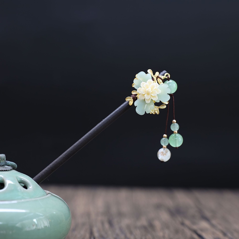 Trâm Cài Tóc Bằng Gỗ Tự Nhiên Phong Cách Trung Hoa Cổ Điển Cho Nữ